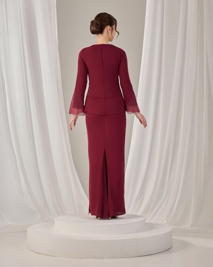 SERENE KURUNG (BURGUNDY)