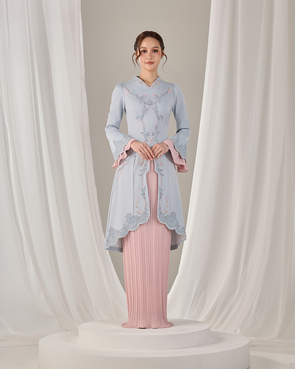 ISYRA KURUNG (POWDER BLUE)