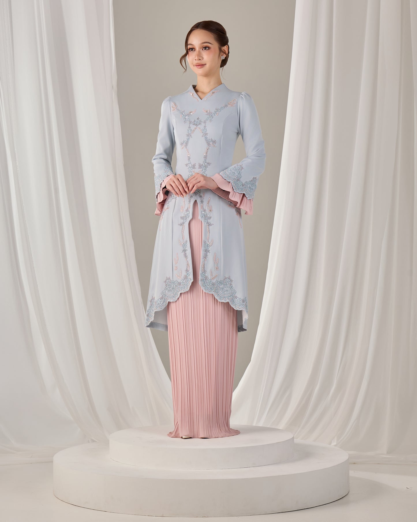 ISYRA KURUNG (POWDER BLUE)