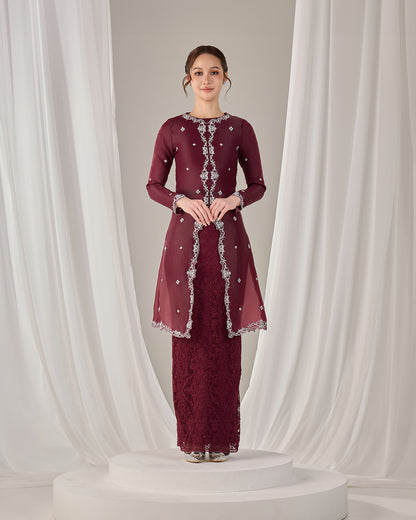 IMANE KURUNG (BURGUNDY)