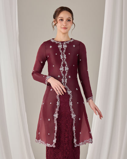 IMANE KURUNG (BURGUNDY)