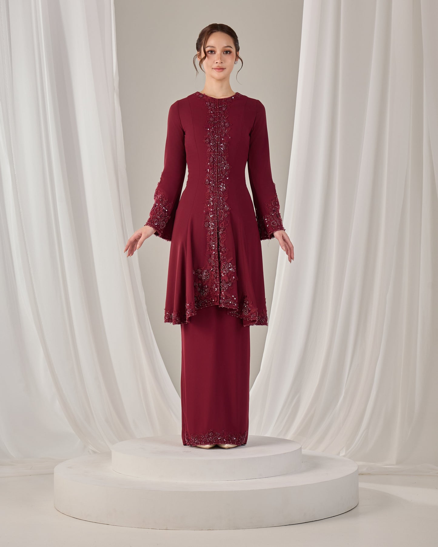 MINOR DEFECT NAEEMA KEBARUNG (BURGUNDY)