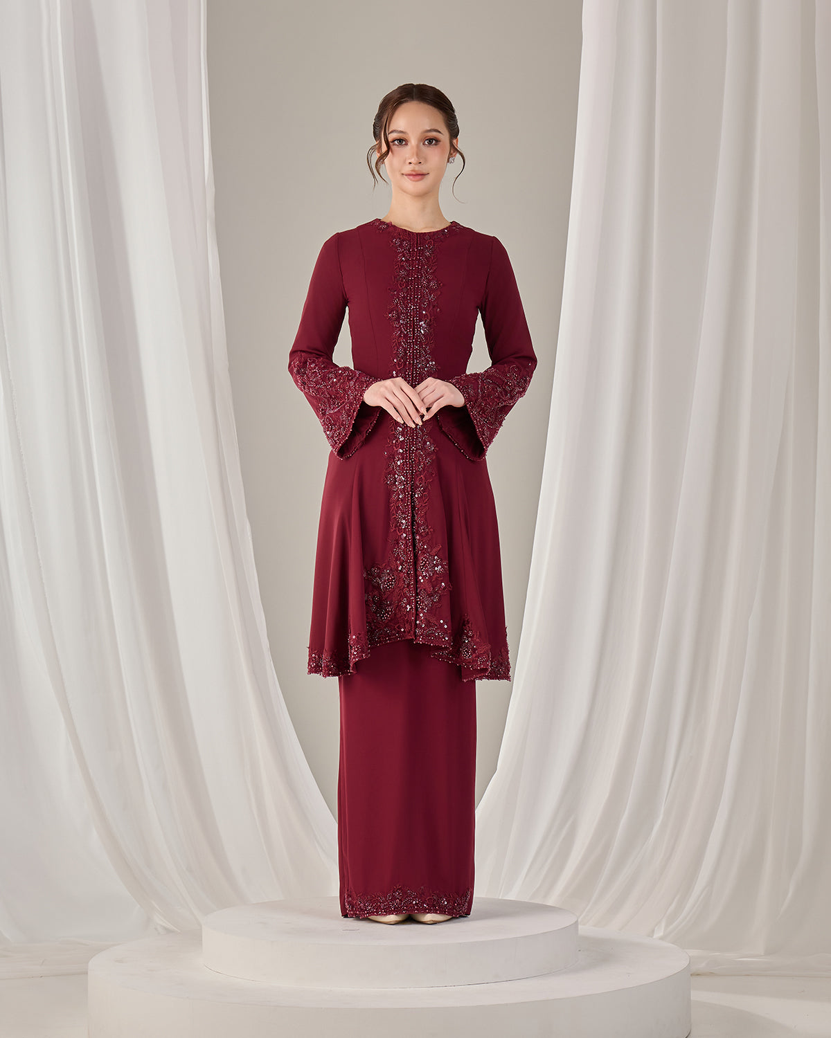 MINOR DEFECT NAEEMA KEBARUNG (BURGUNDY)