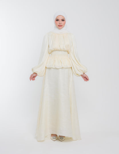DORA DRESS (LIGHT YELLOW)