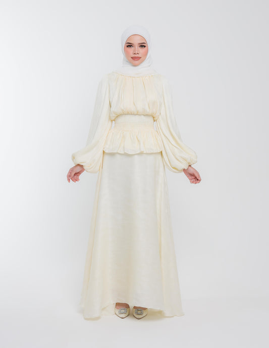 DORA DRESS (LIGHT YELLOW)
