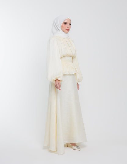 DORA DRESS (LIGHT YELLOW)