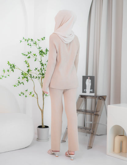 HALLEY KNIT SET (BROWN)