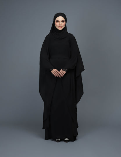 RAYNA ABAYA (BLACK)