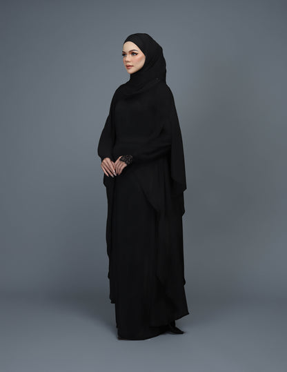 RAYNA ABAYA (BLACK)
