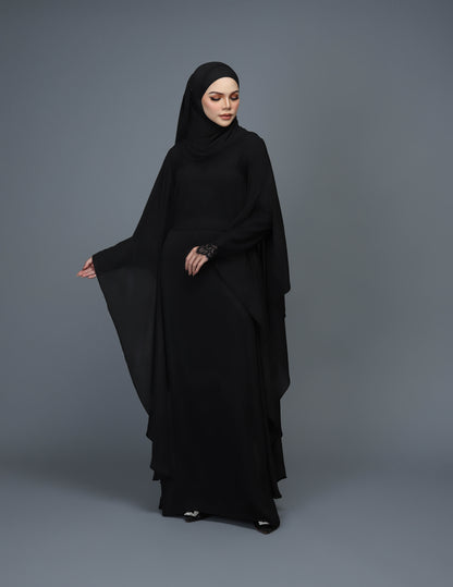 RAYNA ABAYA (BLACK)