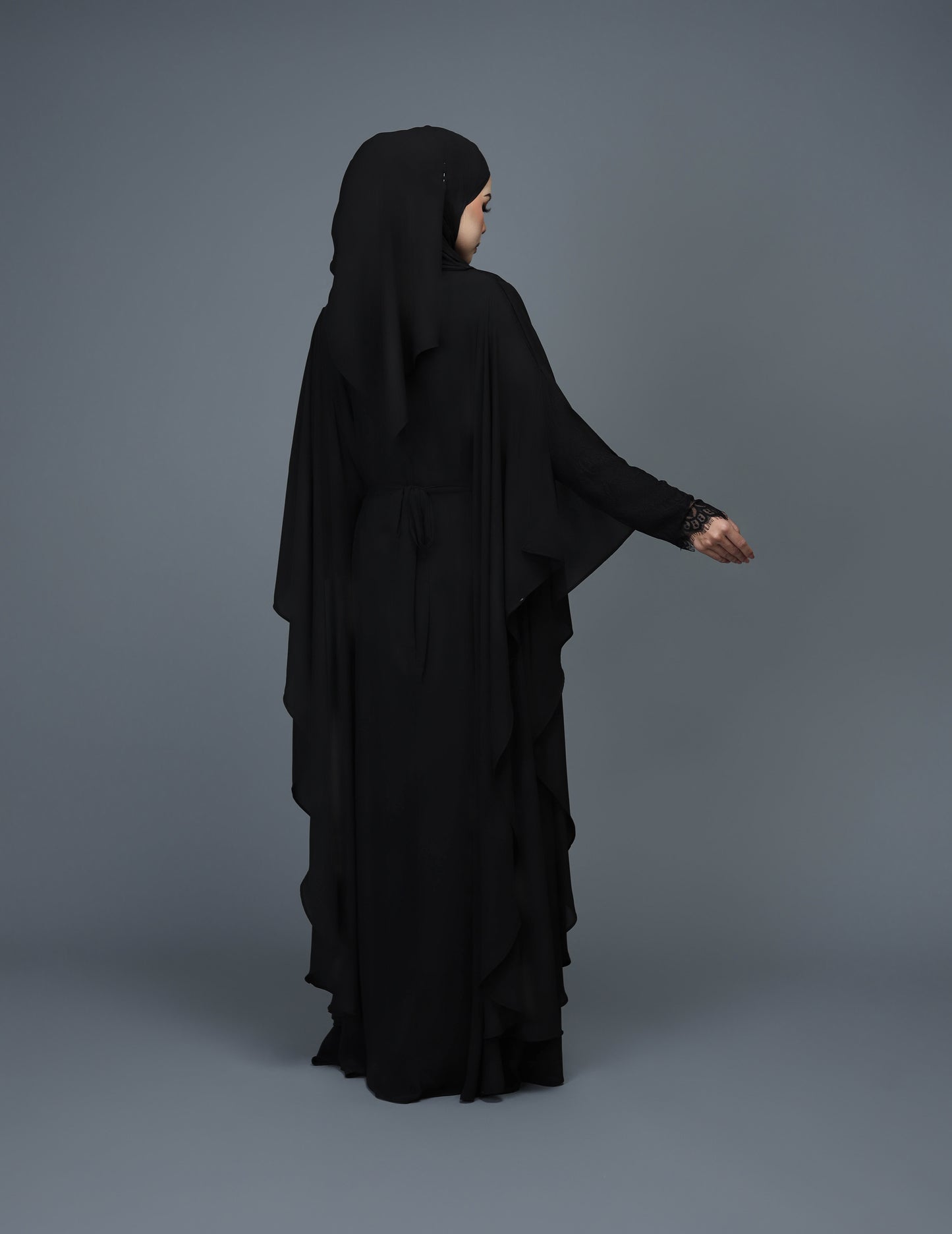 RAYNA ABAYA (BLACK)