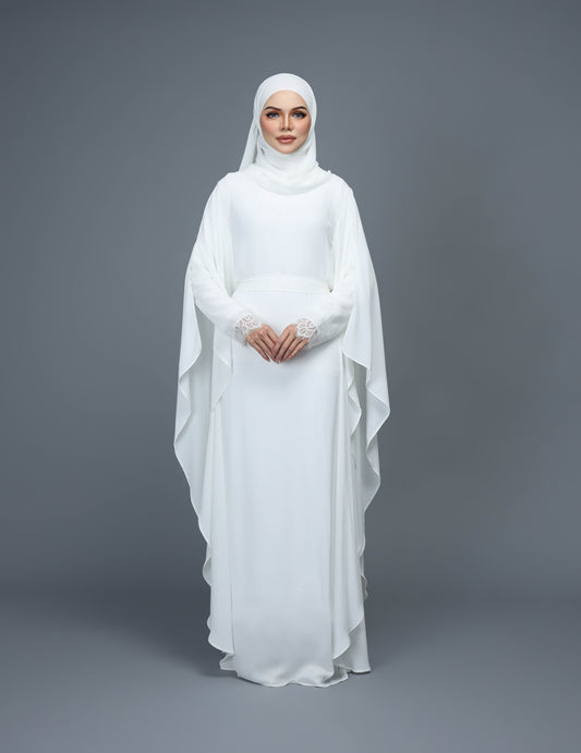 RAYNA ABAYA (OFF WHITE)