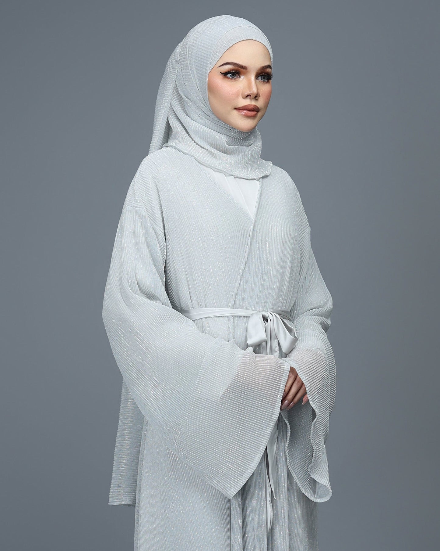 NOURA SHAWL (SILVER)
