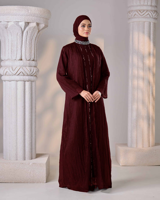 MAHA ABAYA (BURGUNDY)