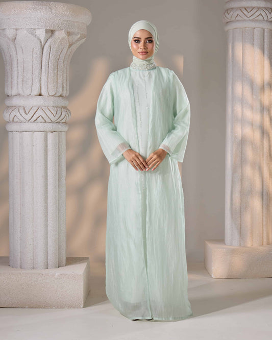 MINOR DEFECT MAHA ABAYA (MINT GREEN)