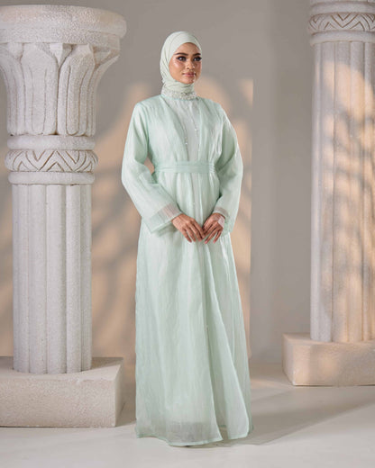 MINOR DEFECT MAHA ABAYA (MINT GREEN)