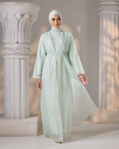 MINOR DEFECT MAHA ABAYA (MINT GREEN)