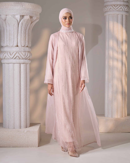 MAHA ABAYA (DUSTY PINK)