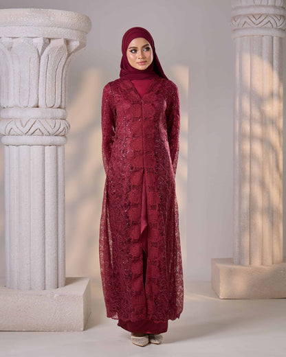 MINOR DEFECT REFA DRESS (BURGUNDY)
