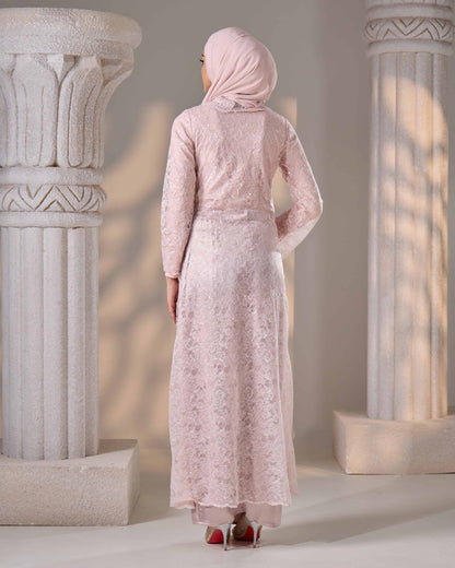 REFA DRESS (DUSTY PINK)