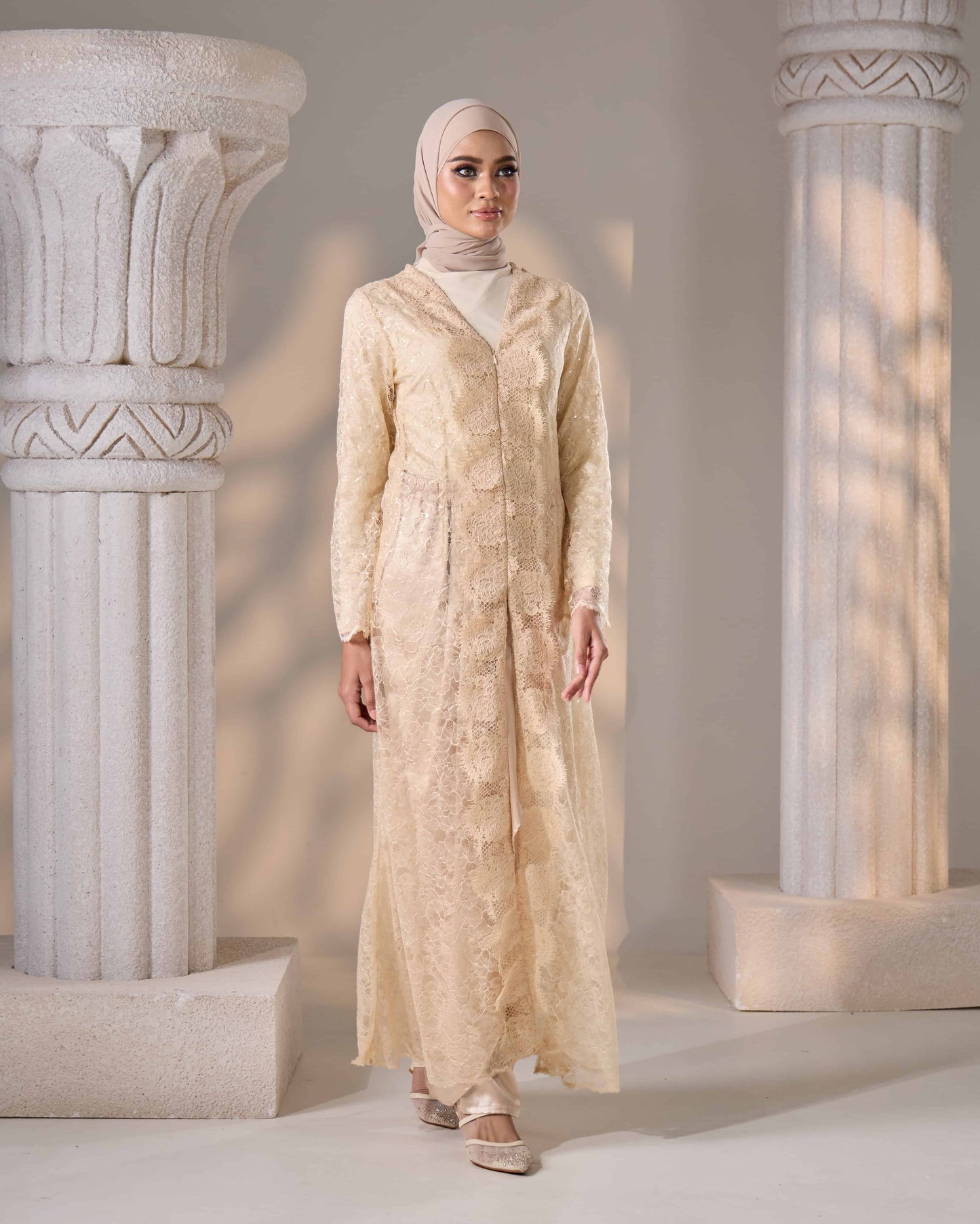 REFA DRESS (CHAMPAGNE)