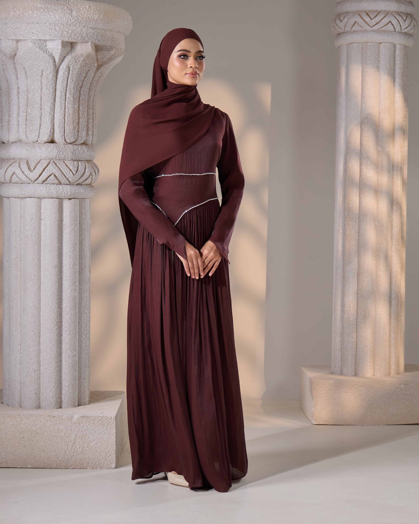 MINOR DEFECT KASRA DRESS (RICH BROWN)