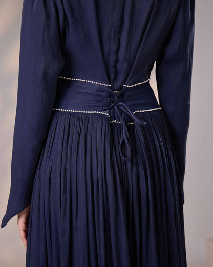 KASRA DRESS (NAVY BLUE)