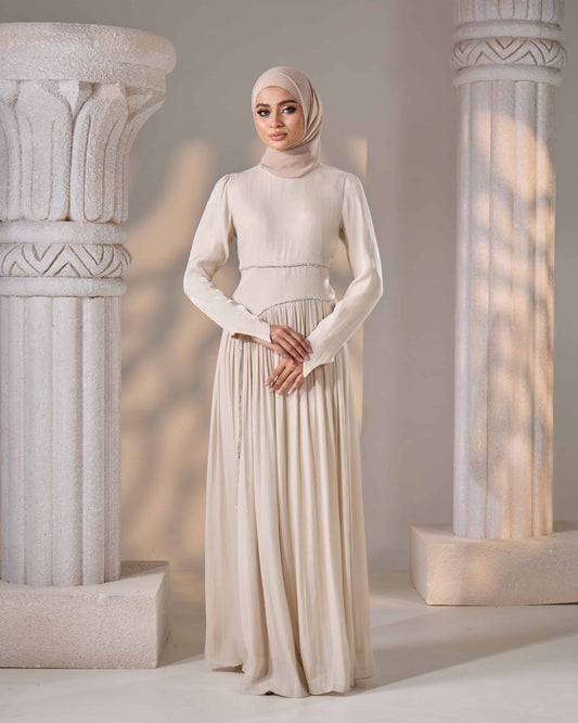 MINOR DEFECT KASRA DRESS (CHAMPAGNE)