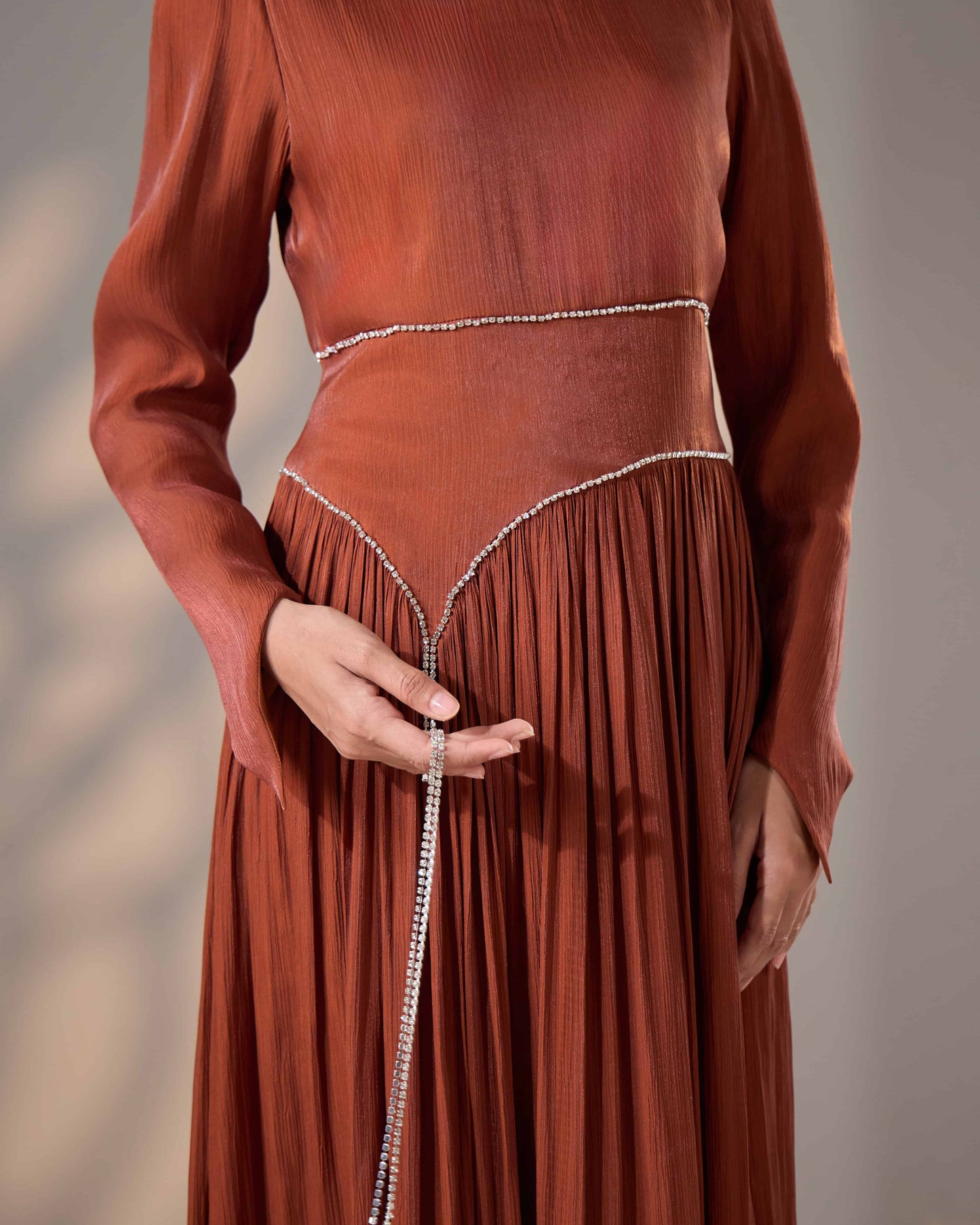 KASRA DRESS (BROWN)