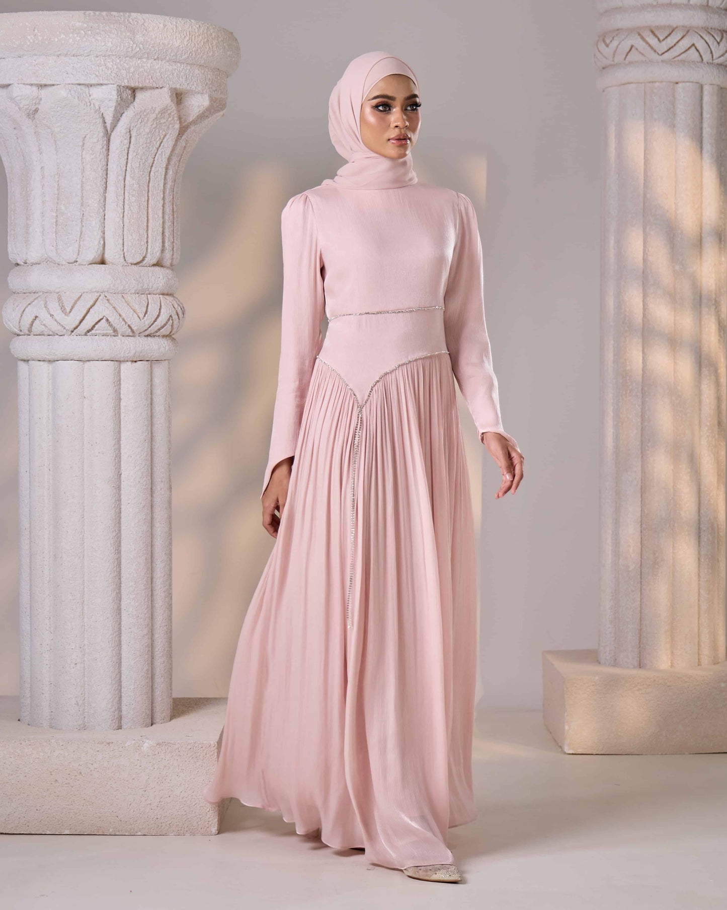 MINOR DEFECT KASRA DRESS (SOFT PINK)