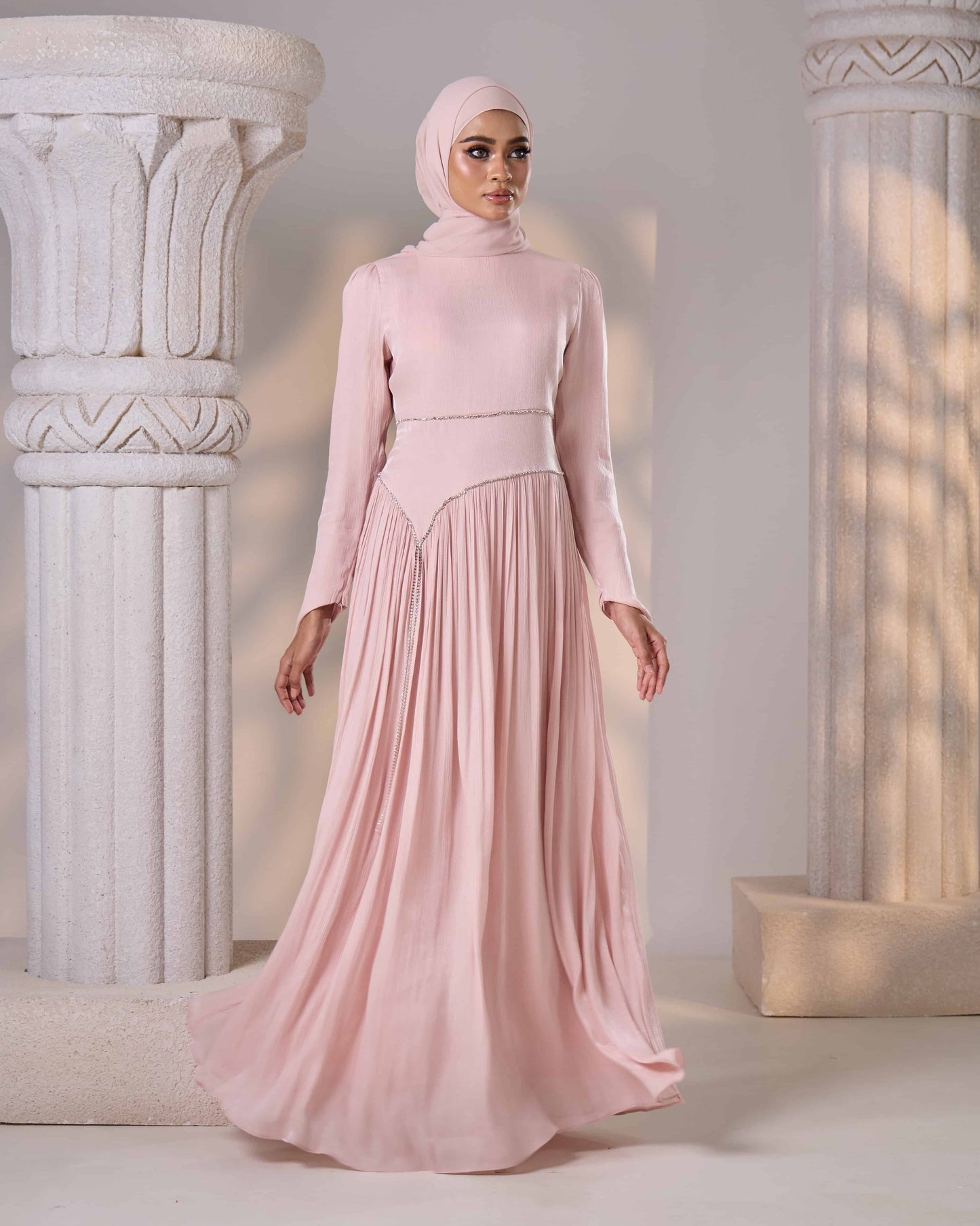 MINOR DEFECT KASRA DRESS (SOFT PINK)