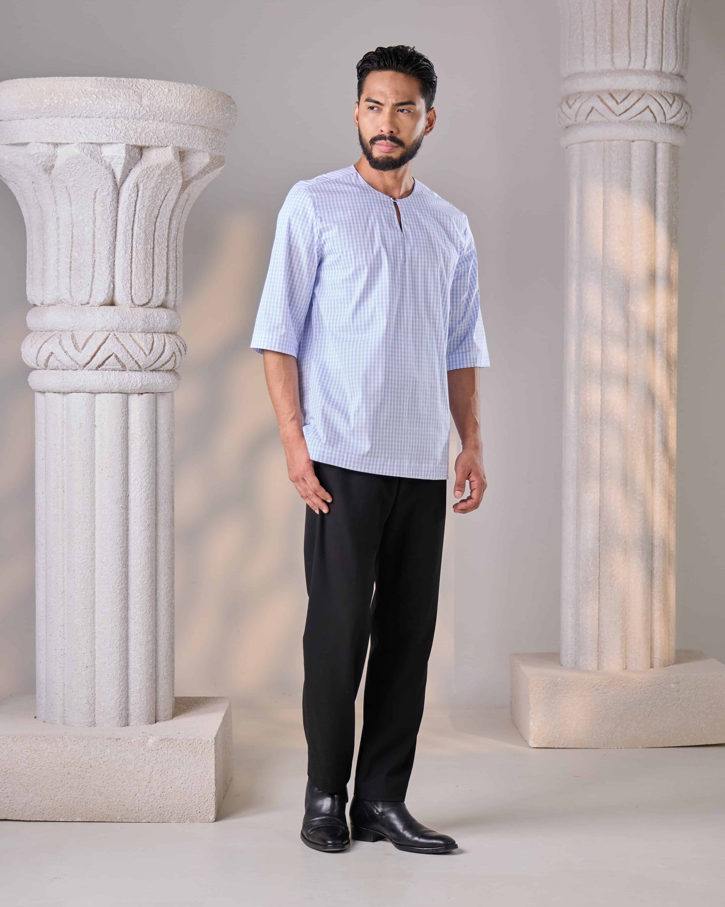 ZIYAD KURTA (LIGHT BLUE)