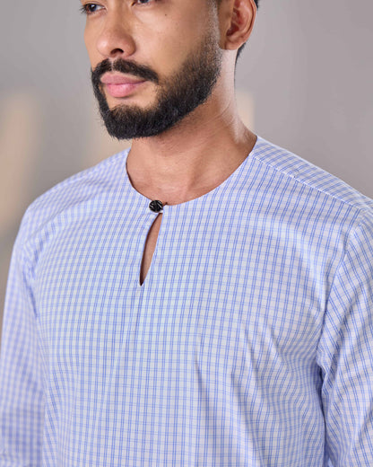 ZIYAD KURTA (LIGHT BLUE)