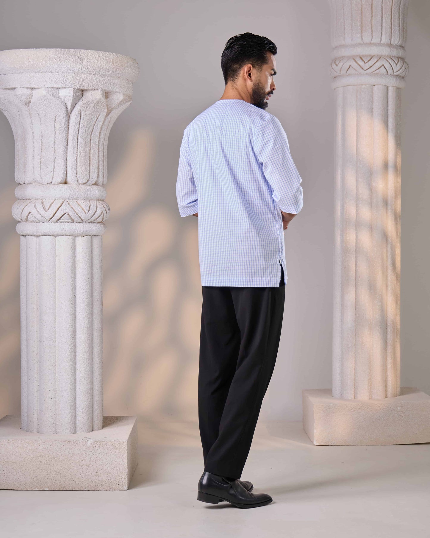 ZIYAD KURTA (LIGHT BLUE)