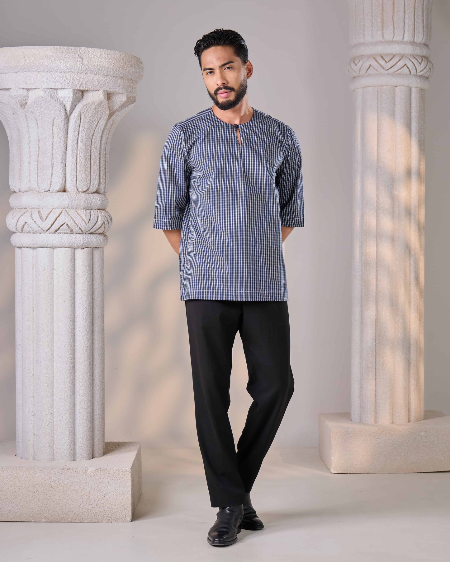 ZIYAD KURTA (NAVY BLUE)