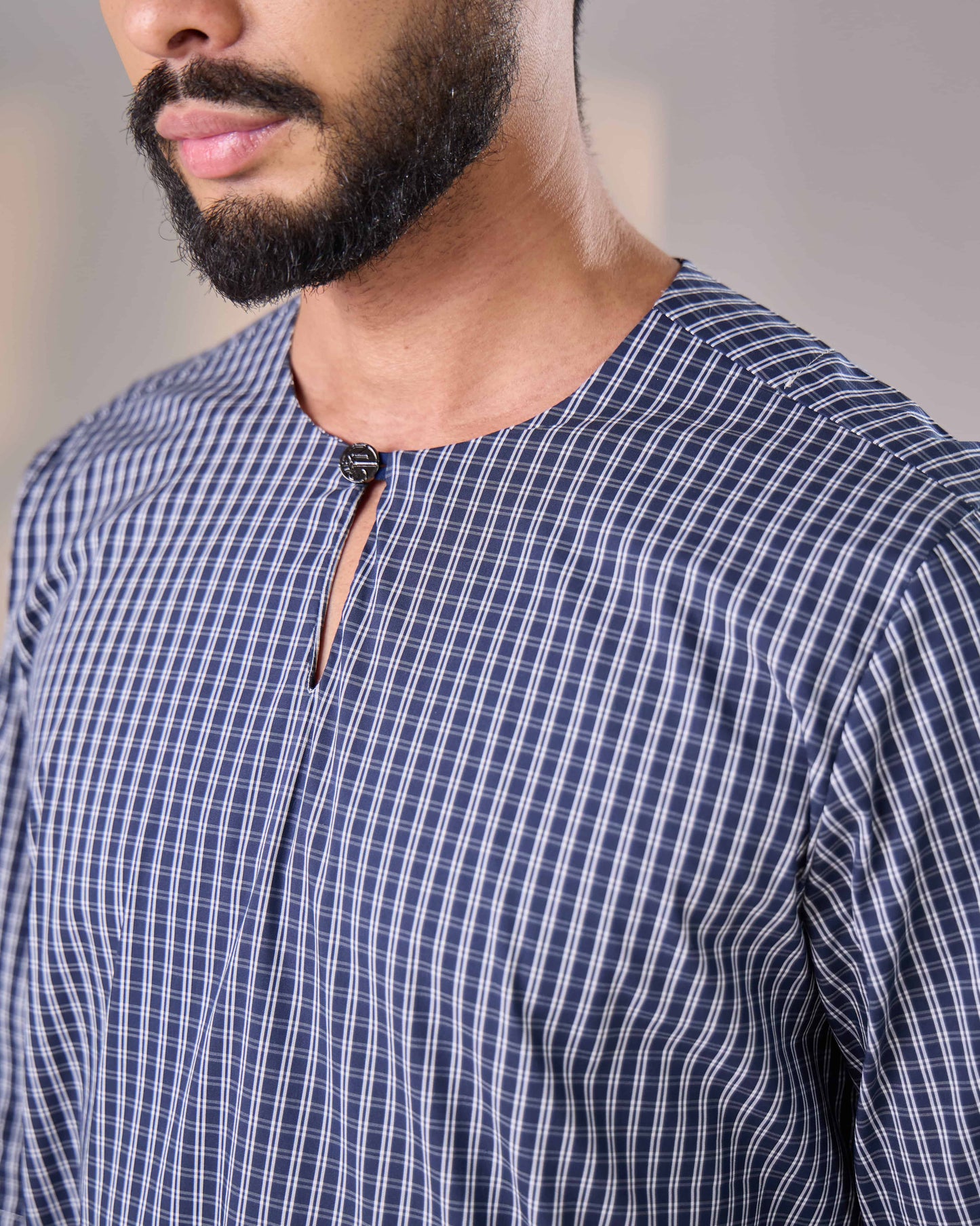ZIYAD KURTA (NAVY BLUE)