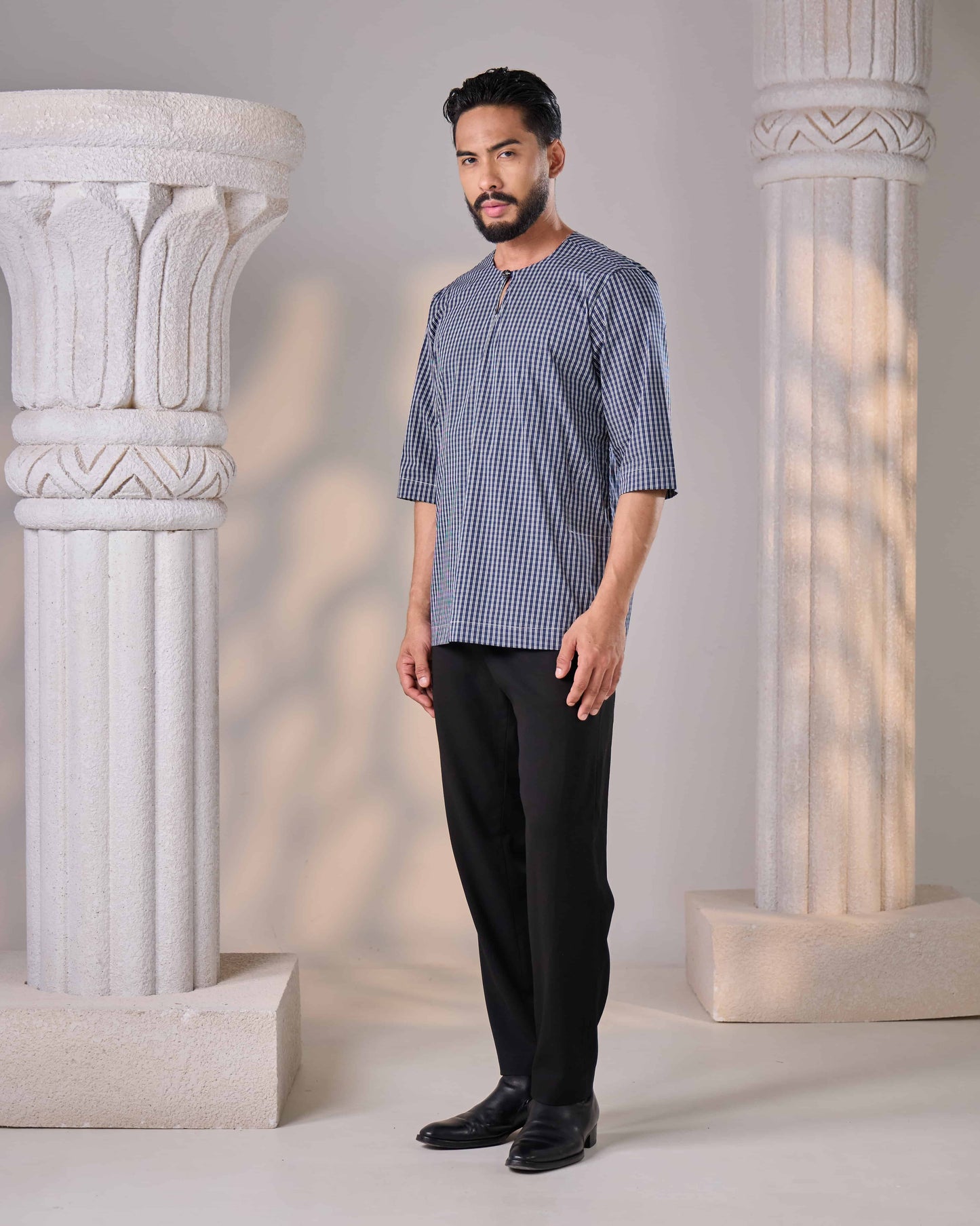 ZIYAD KURTA (NAVY BLUE)