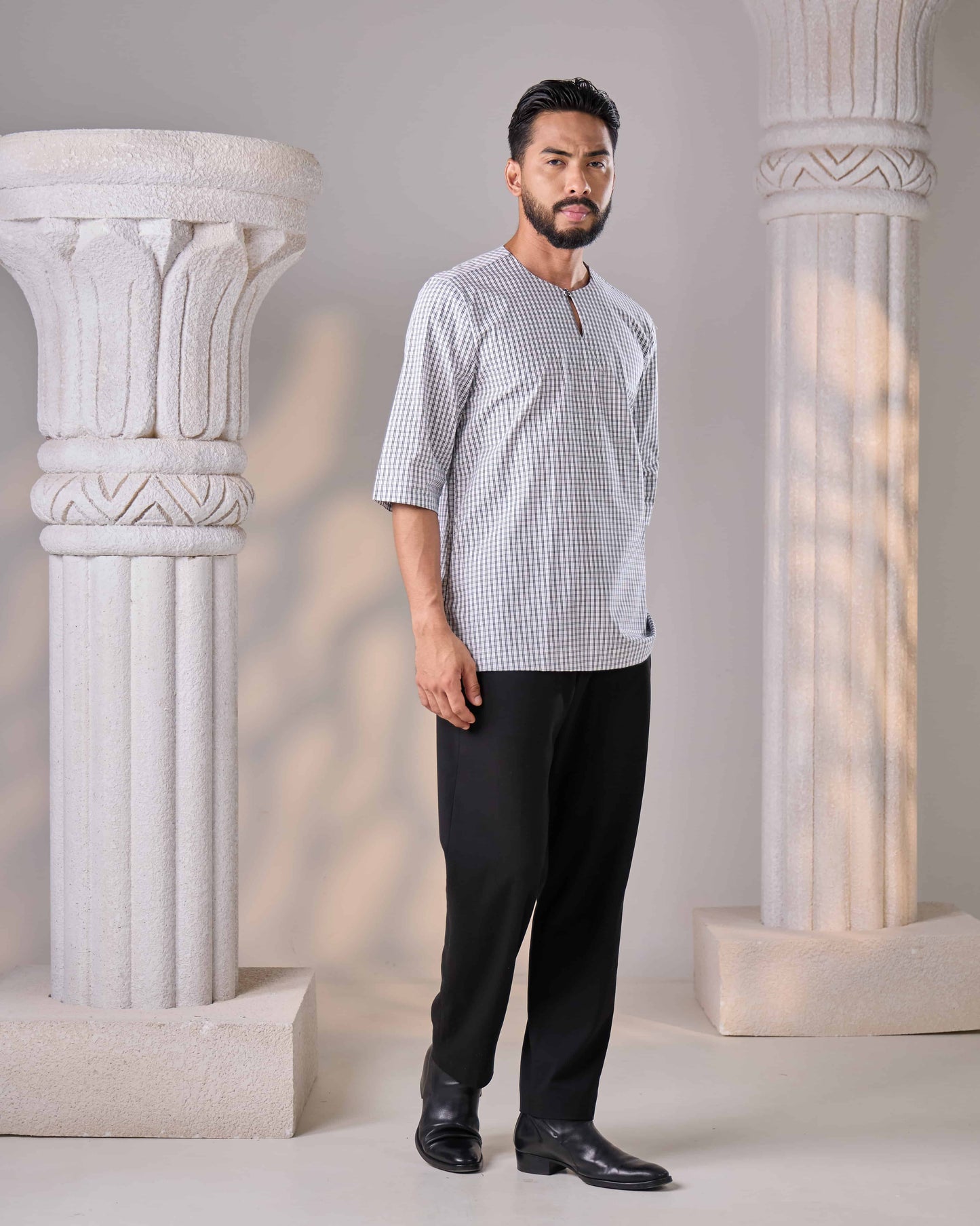 ZIYAD KURTA (OFF WHITE)