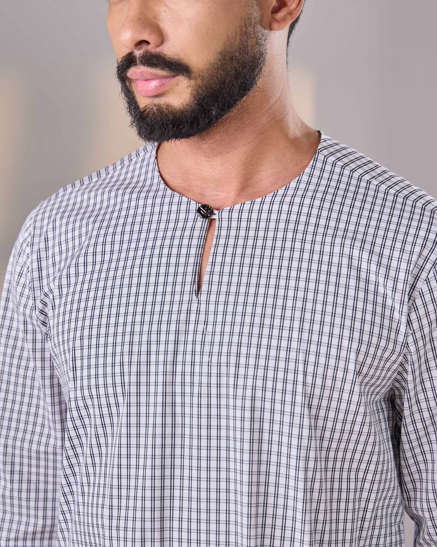 ZIYAD KURTA (OFF WHITE)