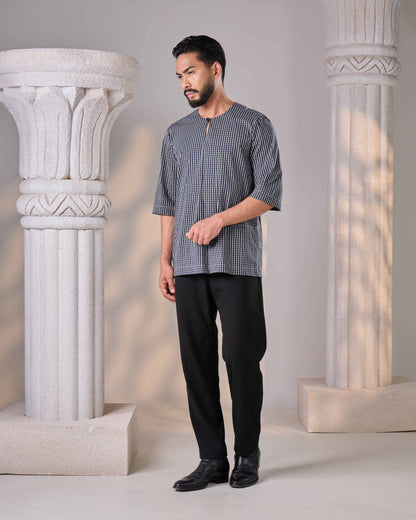 ZIYAD KURTA (BLACK)