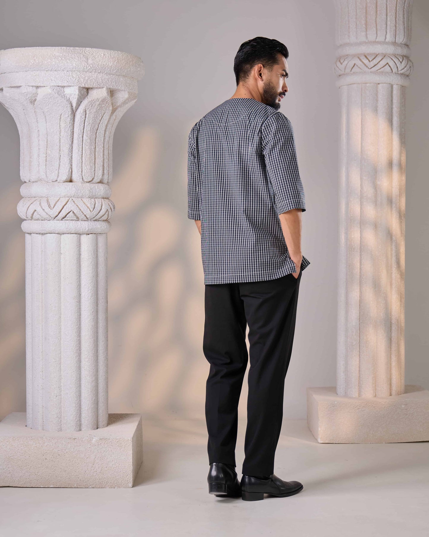 ZIYAD KURTA (BLACK)