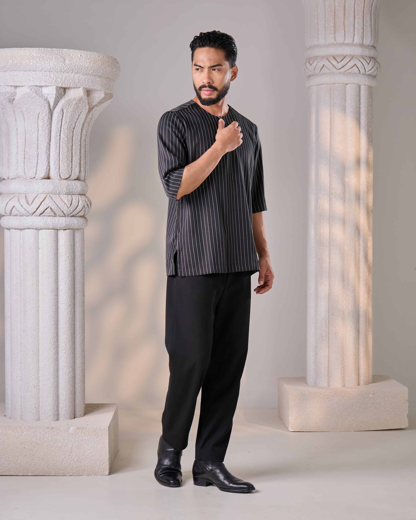 FAHAD KURTA (BLACK)