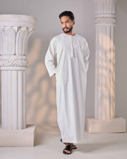 MINOR DEFECT JUBAH MALIK (OFF WHITE)