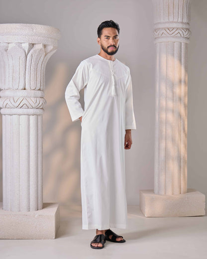MINOR DEFECT JUBAH MALIK (OFF WHITE)