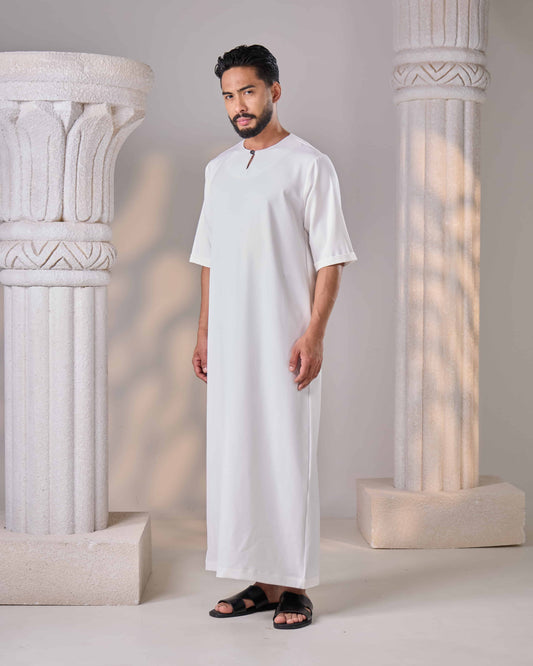 MINOR DEFECT JUBAH NAWFAL (OFF WHITE)