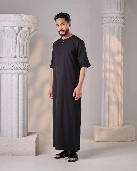 MINOR DEFECT JUBAH NAWFAL (BLACK)