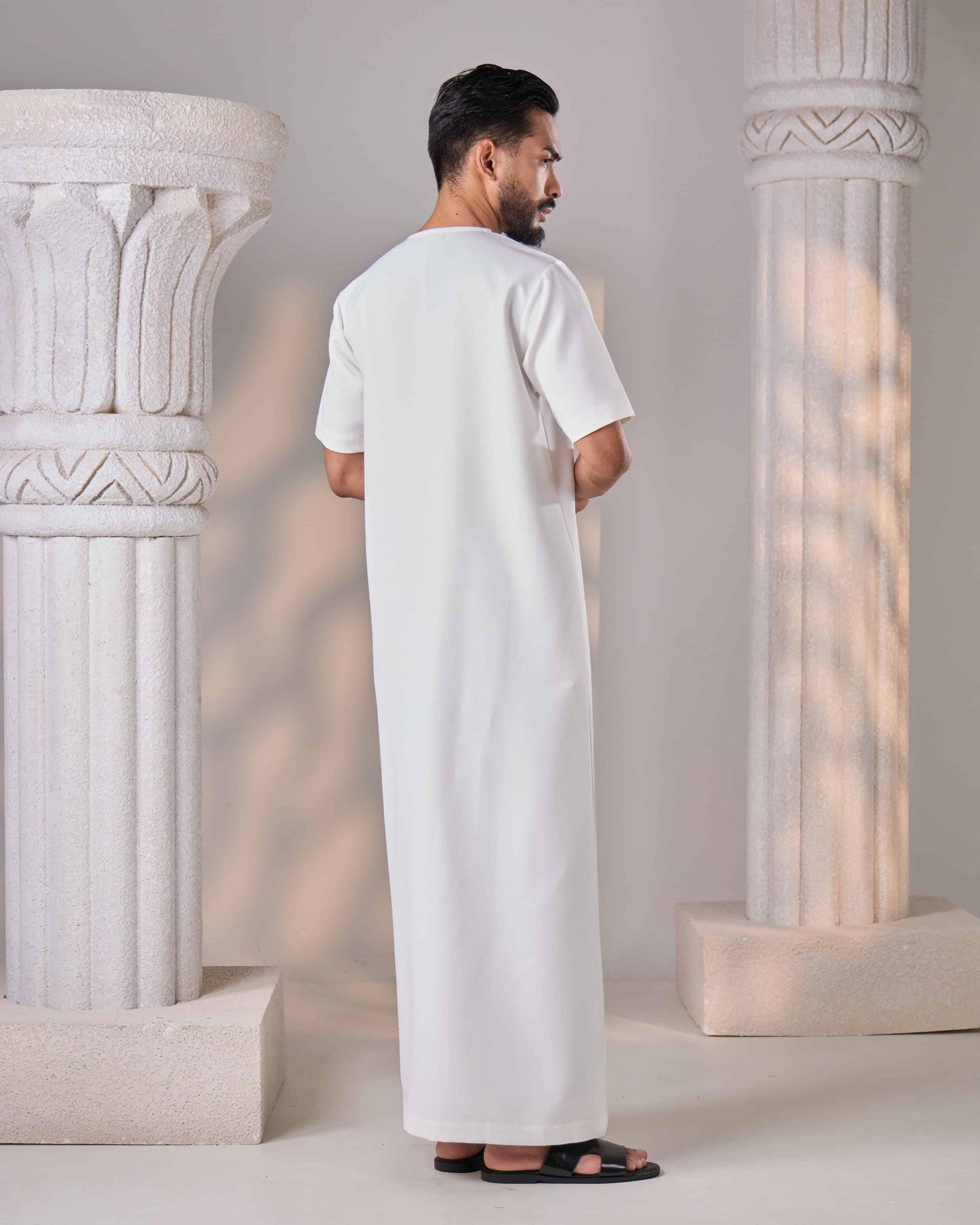 JUBAH HAQQ (OFF WHITE)