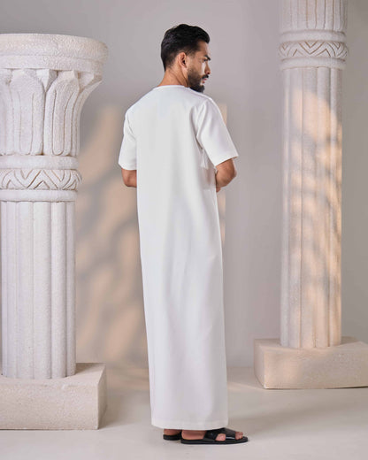 JUBAH HAQQ (OFF WHITE)