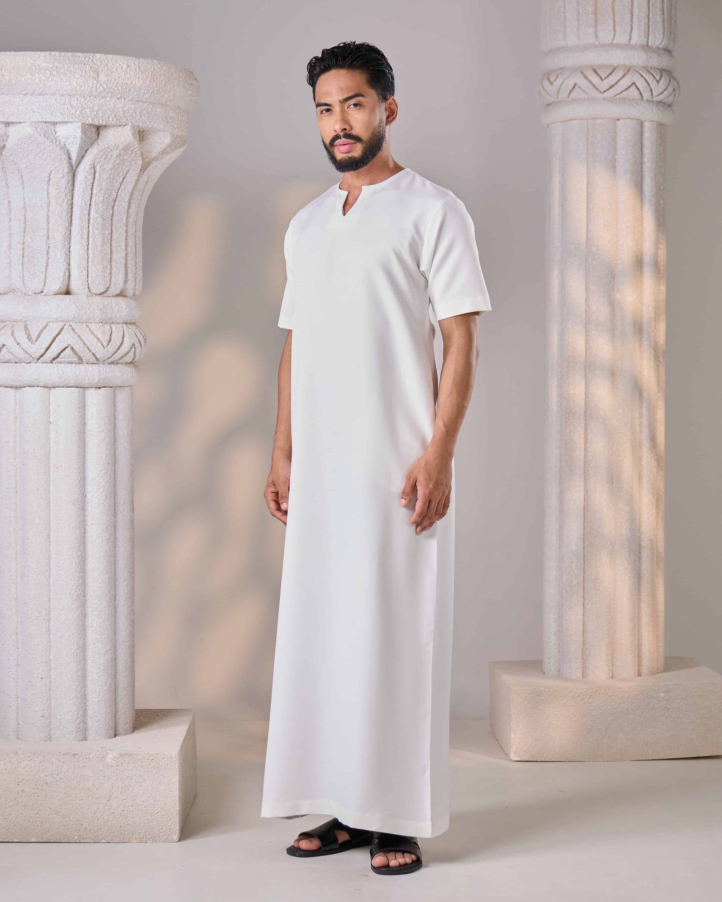 JUBAH HAQQ (OFF WHITE)