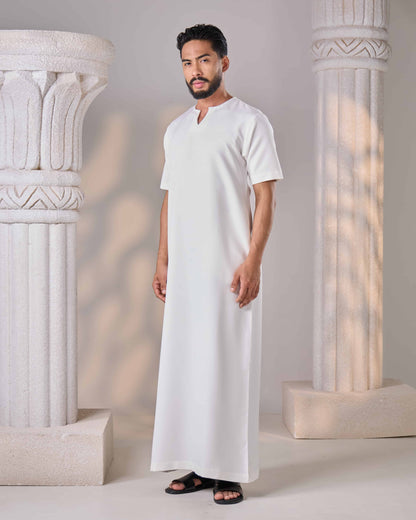 JUBAH HAQQ (OFF WHITE)